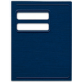 Tax Compatible Software Folder- Small Windows, Blue, Top-Staple (Blank)